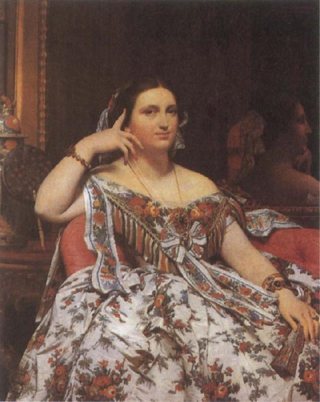 Jean-Auguste Dominique Ingres Mme Moitessier Spain oil painting art
